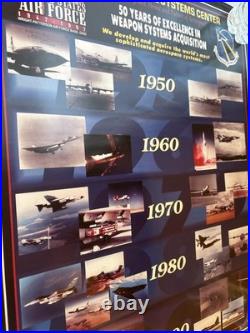 1997 Aeronautical Systems Center 50th Anniversary Poster Wright Patterson AFB OH