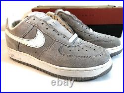 1998 Vintage Nike Air Force 1 SC Suede Zen Gray W6.5 5Y