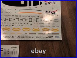 1/48 Skunkworks F-16XL 5 Markings Cartograph Decals USAF/Israel/Nasa US Seller 1/48 Skunkworks F-16XL 5 Markings Cartograph Decals USAF/Israel/Nasa US Seller