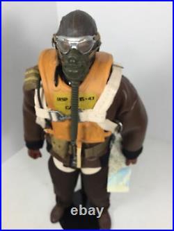 1/6 21st Century Usaf 9th Air Force P-51 Fighter Pilot +stand Ww2 Dragon DID Bbi