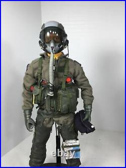 1/6 BBI USAF US AIR FORCE 524TH SQDN. F-16 FIGHTER PILOT WithBASE DID DRAGON 21 RC
