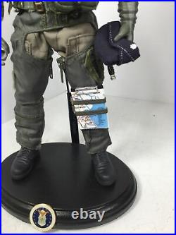 1/6 BBI USAF US AIR FORCE 524TH SQDN. F-16 FIGHTER PILOT WithBASE DID DRAGON 21 RC