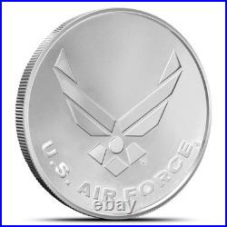 1 oz United States Armed Forces Air Force Silver Round (New Lot of 5)