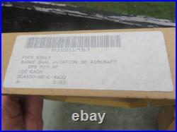 200 USAF 2 In. Wings Master & Senior Navigator Oberserver New In Bags 1983 &'84