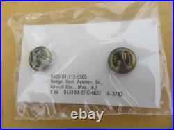 200 USAF 2 In. Wings Master & Senior Navigator Oberserver New In Bags 1983 &'84