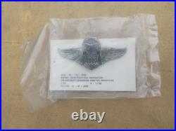 200 USAF 2 In. Wings Master & Senior Navigator Oberserver New In Bags 1983 &'84