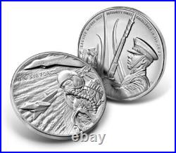 2022 US Air Force One Ounce Silver Medal with box and COA SAF1