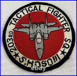 203rd TACTICAL FIGHTER SQUADRON PATCH US Air Force Original 4