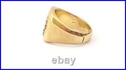 20 1950-60s 10ct United States America Air Force Insignia Ring T/10 17.7g