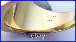 20 1950-60s 10ct United States America Air Force Insignia Ring T/10 17.7g