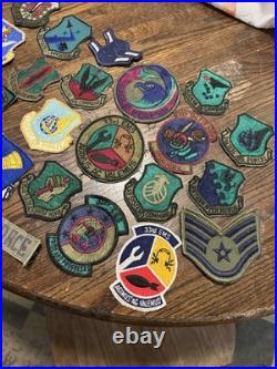 27 Assorted Vintage & Contemporary US Air Force Patch Lot