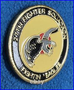 27th Fighter Squadron F-15 Eagle Keeper Air Force Challenge Coin