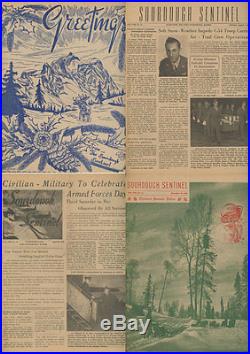 28 issues of the Sourdough Sentinel from / United States Air Force Elmendorf