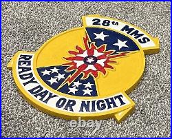 28th MMS Munitions Maintenance Squadron Ellsworth AFB VTG USAF Ceramic Plaque