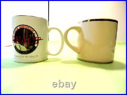 2 Qty Vintage Original Silver & 50th Anniversary Usaf Air Force Mugs Coffee Cups