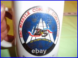 2 Qty Vintage Original Silver & 50th Anniversary Usaf Air Force Mugs Coffee Cups