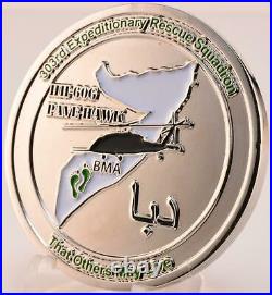 303rd Rescue Squadron Air Force Pararescue PJ Horn of Africa CJTF Challenge Coin