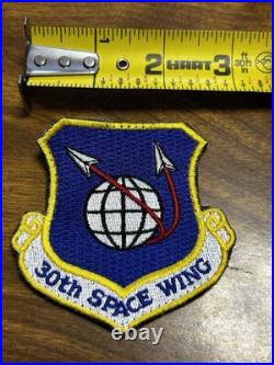 30th Space Wing Velkro Patch Air Force Vintage Military Uniform
