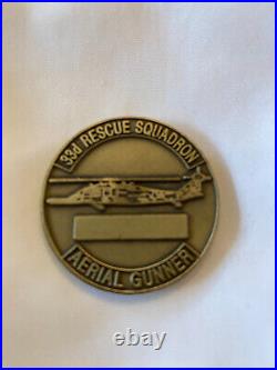 33rd Rescue Squadron Aerial Gunner Air Force Challenge Coin
