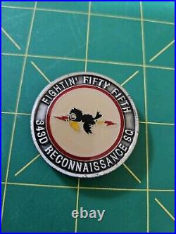 343 Reconnaissance Sq Challenge Coin USAF RC-135 RB-29 RB-50 P-38 P-43 P-51 P-80