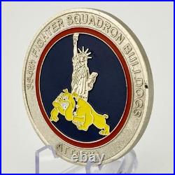 354th Fighter Squadron Bulldogs A-10 Warthog Challenge Coin #125 Air Force