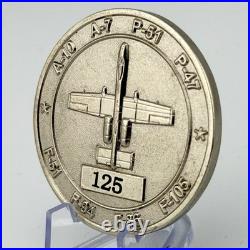 354th Fighter Squadron Bulldogs A-10 Warthog Challenge Coin #125 Air Force