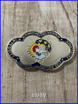 3D Combat Weather Squadron Challenge Coin and Patch United States Air Force