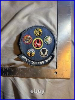 405th TAC TNG WING Air Force Patch Embroidered Militaria withprovidence