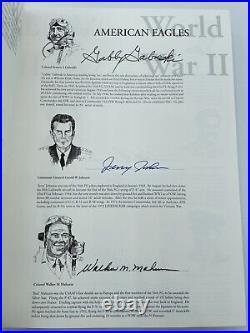 40 Signatures! American Eagles A History of the United States Air Force Ron Dick