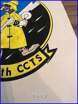 4415th CCTS / 4411th Reconnaissance School Shaw AFB Original Patch Painting