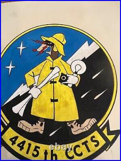 4415th CCTS / 4411th Reconnaissance School Shaw AFB Original Patch Painting