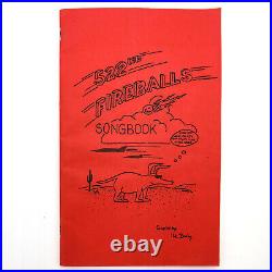 522nd Fireballs Songbook 1990 USAF Fighter Squadron Air Force Privately Printed