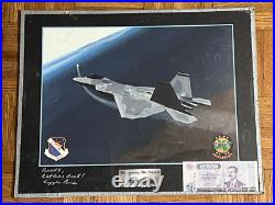 53rd Wing F/A 22 Raptor 422 Test Eval Squadron Poster