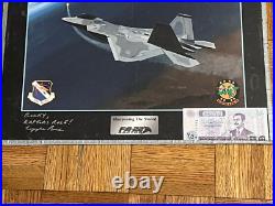 53rd Wing F/A 22 Raptor 422 Test Eval Squadron Poster