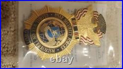 5 VINTAGE USAF Security Police/Forces Badges inaugurations, Millennium, GWOT +