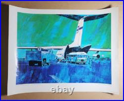 5 Vtg Vietnam War Era United States Air Force Posters / Prints USAF Apollo