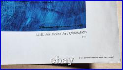 5 Vtg Vietnam War Era United States Air Force Posters / Prints USAF Apollo
