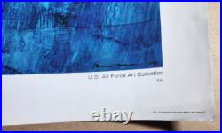 5 Vtg Vietnam War Era United States Air Force Posters / Prints USAF Apollo
