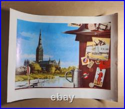 5 Vtg Vietnam War Era United States Air Force Posters / Prints USAF Miniguns &