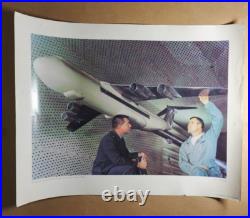 5 Vtg Vietnam War Era United States Air Force Posters / Prints USAF Miniguns &