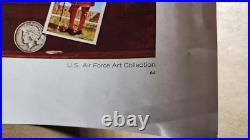 5 Vtg Vietnam War Era United States Air Force Posters / Prints USAF Miniguns &