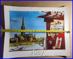 5 Vtg Vietnam War Era United States Air Force Posters / Prints USAF Miniguns &