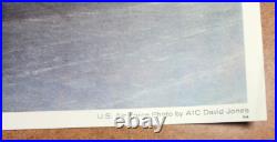 5 Vtg Vietnam War Era United States Air Force Posters / Prints USAF Skyraiders