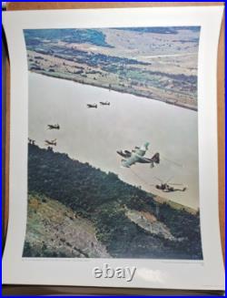 5 Vtg Vietnam War Era United States Air Force Posters / Prints USAF Skyraiders
