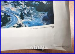 5 Vtg Vietnam War Era United States Air Force Posters / Prints USAF Skyraiders