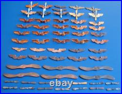 61 PC LOT USAAS United States Army Air Service Lapel Pin Badge Air Force Corps