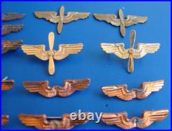 61 PC LOT USAAS United States Army Air Service Lapel Pin Badge Air Force Corps