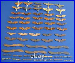 61 PC LOT USAAS United States Army Air Service Lapel Pin Badge Air Force Corps