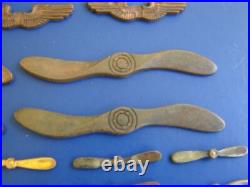 61 PC LOT USAAS United States Army Air Service Lapel Pin Badge Air Force Corps