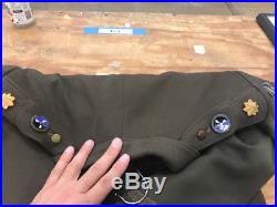 6th Air Force / MAAF Bullion Officers cutdown uniform -Named Weather Service